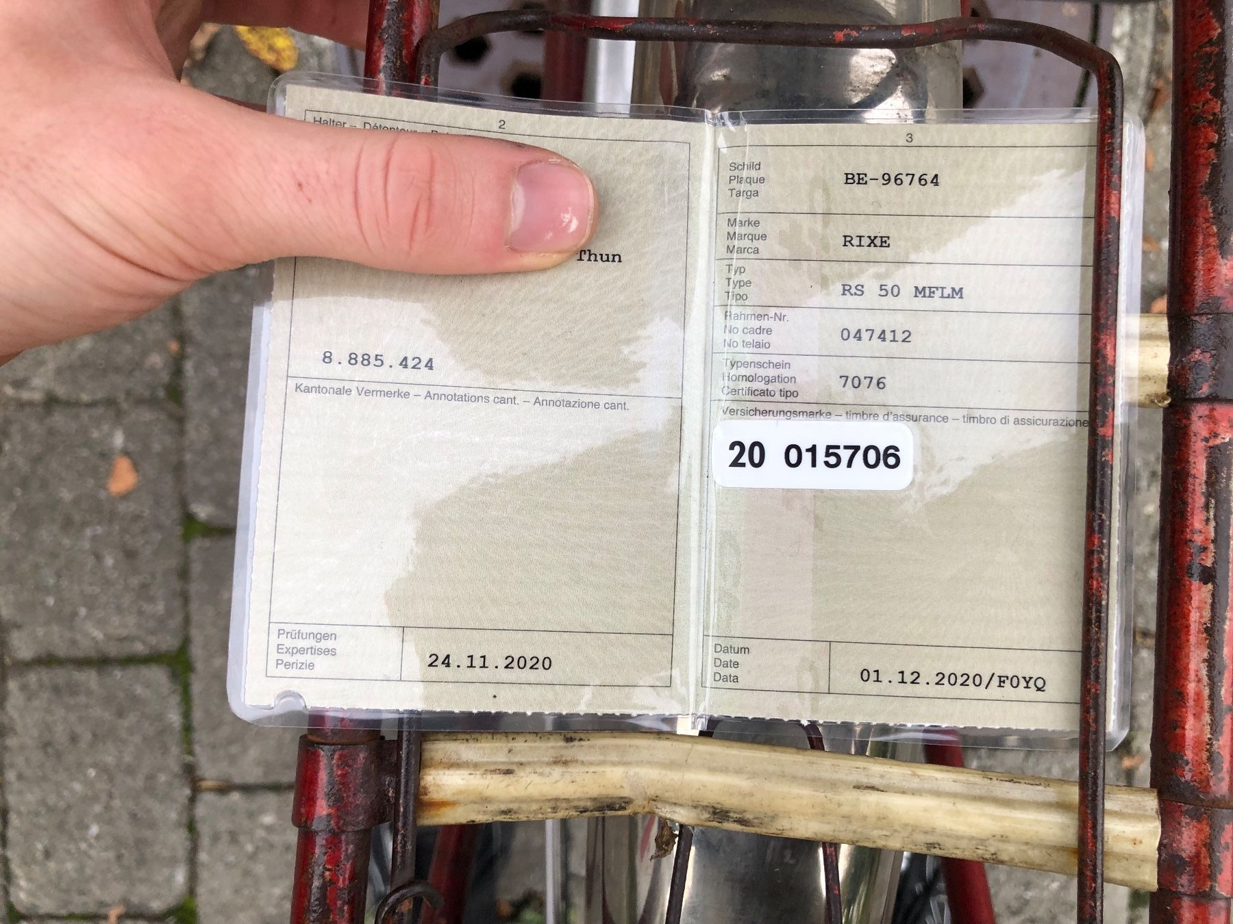 Sachs Ciclomotori: Sachs Rixe RS 50 MFLM 502 mit Ausweis – Usato da Steffisburg venduto da FlorianJohner 8