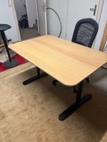 IKEA BEKANT Sitz-/Steh-Schreibtisch + FLINTAN Bürostuhl