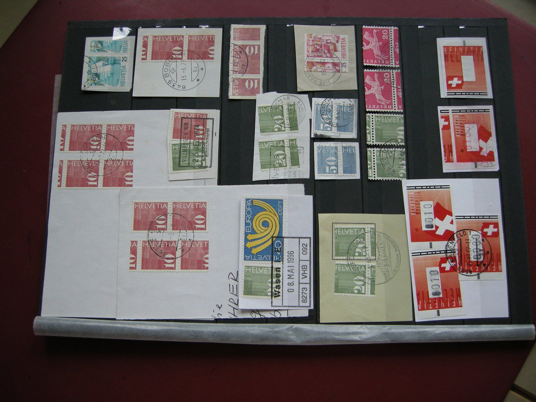 Tutti i francobolli: LOT MASCHINENSTEMPEL, RARE ABSCHNITTE – Usato da Rüti ZH venduto da jupi1945 3