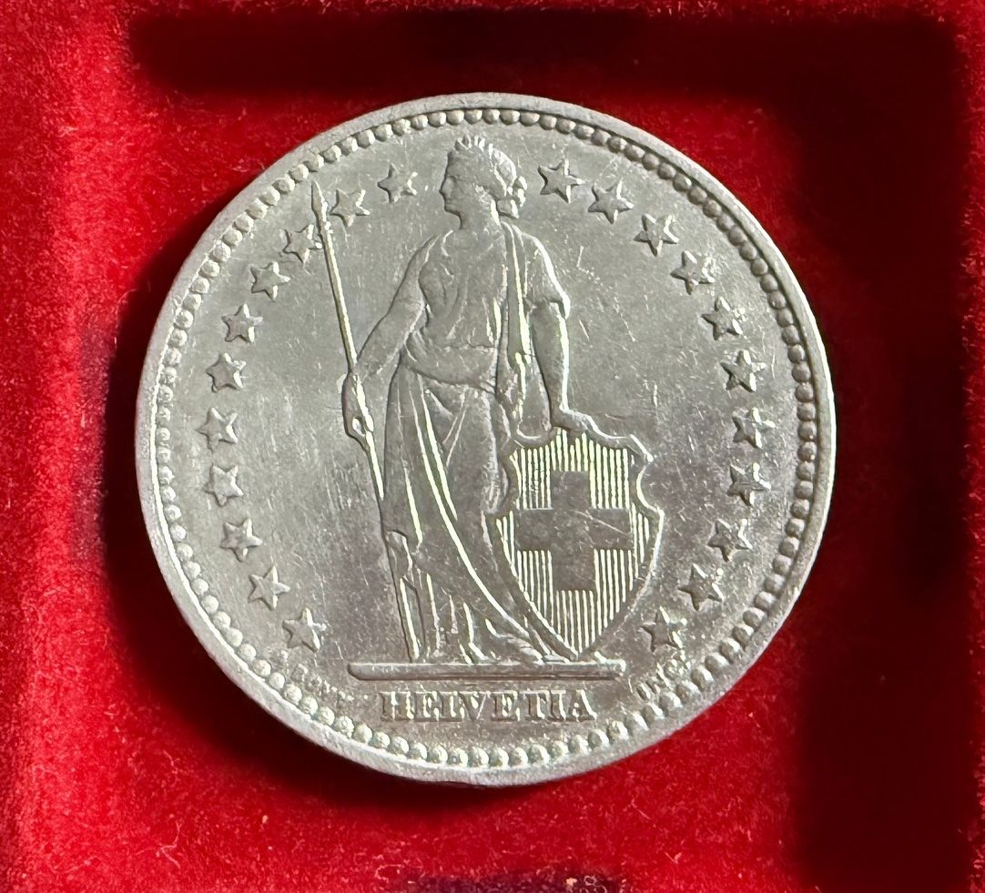 Tutti le monete: 2.00  Franken Stück 1906 - silber – Usato da Samedan venduto da Gischpel25 1