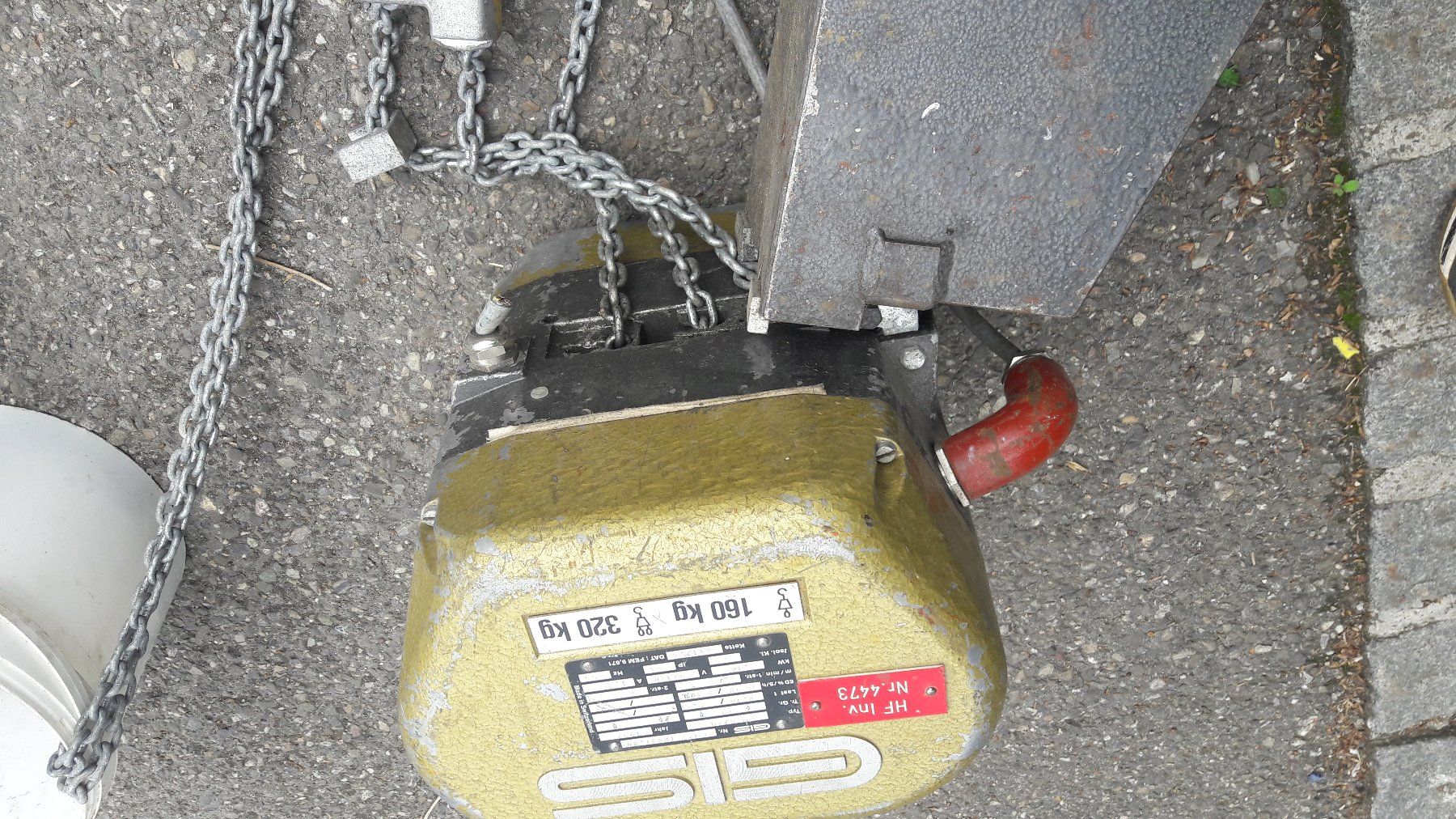 Paranco multiuso: GIS  320 kg 400 V – Usato da Laufen venduto da Mann455 5