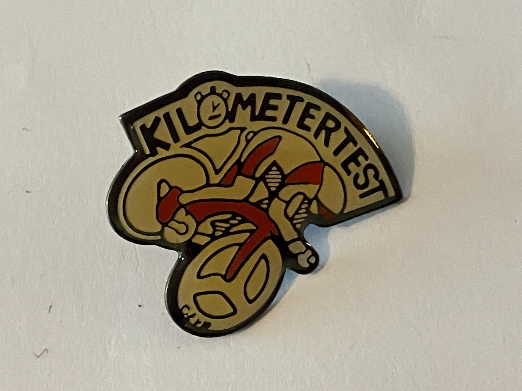Placchette & Badge: 1 Pin Kilometertest – Usato da Basel venduto da djwwpp