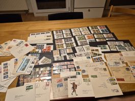 Briefmarkensammlung Schweiz mit Belegen ab Stehende Helvet72