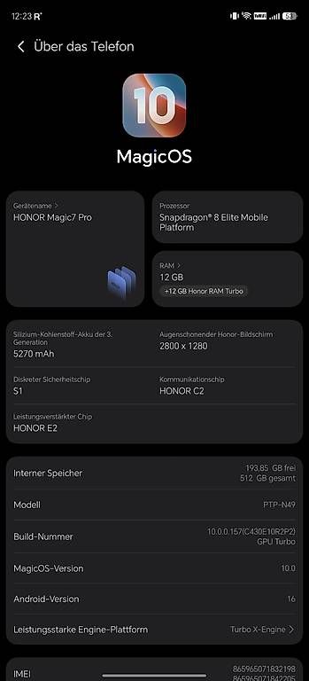 Handys / Smartphones: Honor magic 7 pro 12/512 top Zustand  – Gebraucht aus Frauenfeld von rrc_x6zm 4