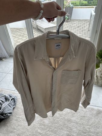Beiged Zara Hemd Gr XL