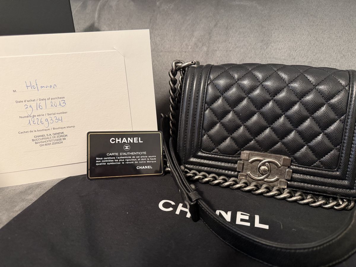 Chanel Borse da donna: CHANEL BOY MINI SCHWARZ ORIGINAL – Nuovo (secondo la descrizione) da Hinwil venduto da CozyBree 8