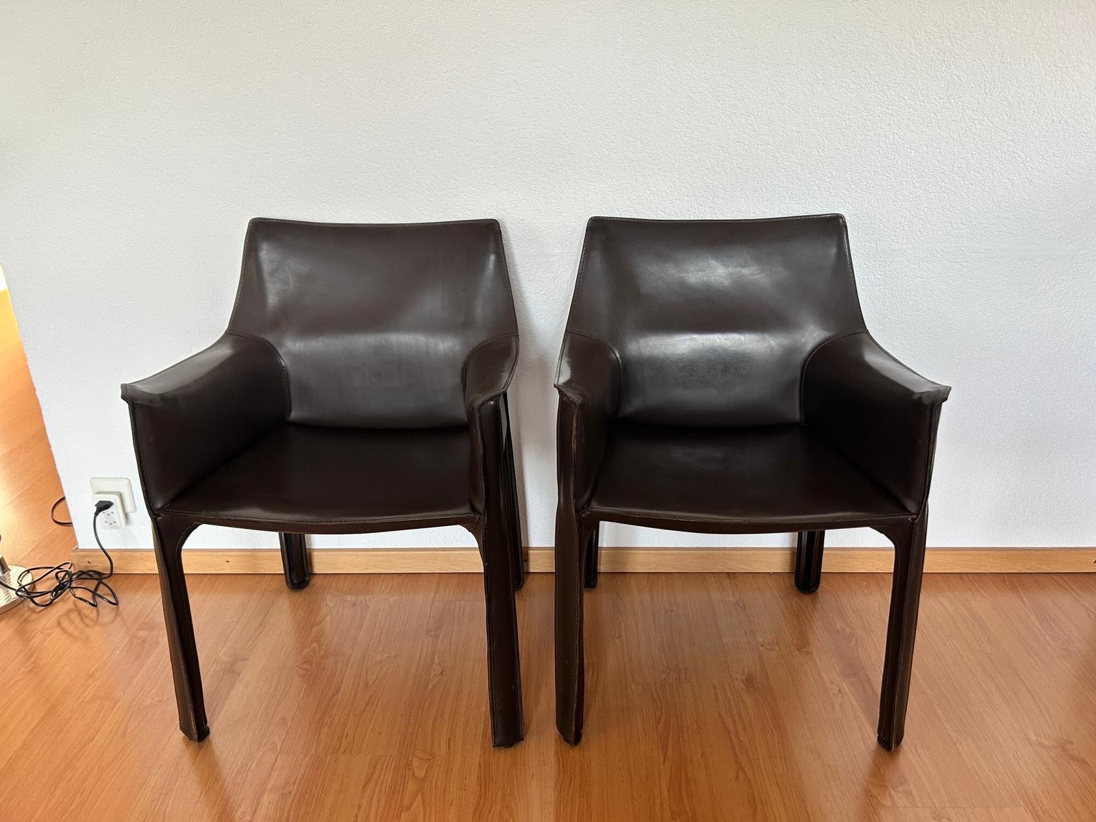 Cassina Sedie: Chaise Cassina CAB 413 en cuir marron – Usato da Genève venduto da Flo_vbp6 5