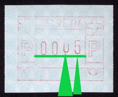 ATM 7_Abart "SCHÖNER JUSTIERFEHLER Variante 3" !!**