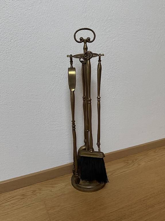 Bestecksets: vintage 5-teiliges Messing Kaminbesteck – Gebraucht aus Flaach von mar_97g8 2