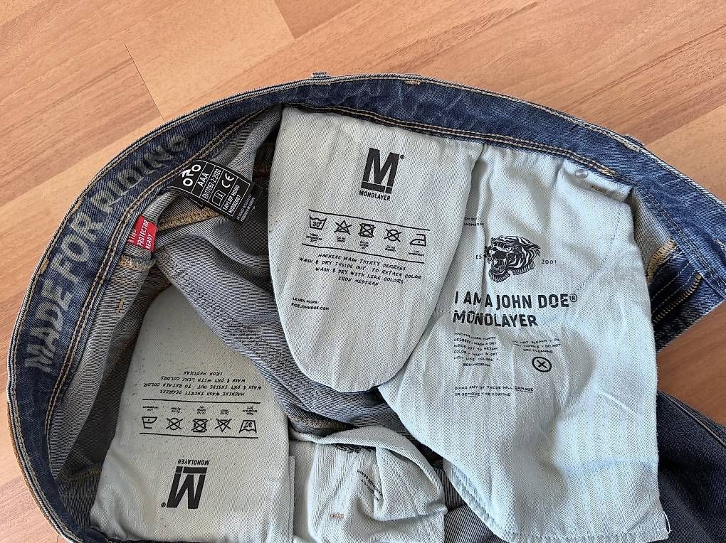 John Doe Pantaloni: Jeans moto kevlar John Doe taille 38/30 – Usato da Yverdon-les-Bains venduto da Samuelvacca 2