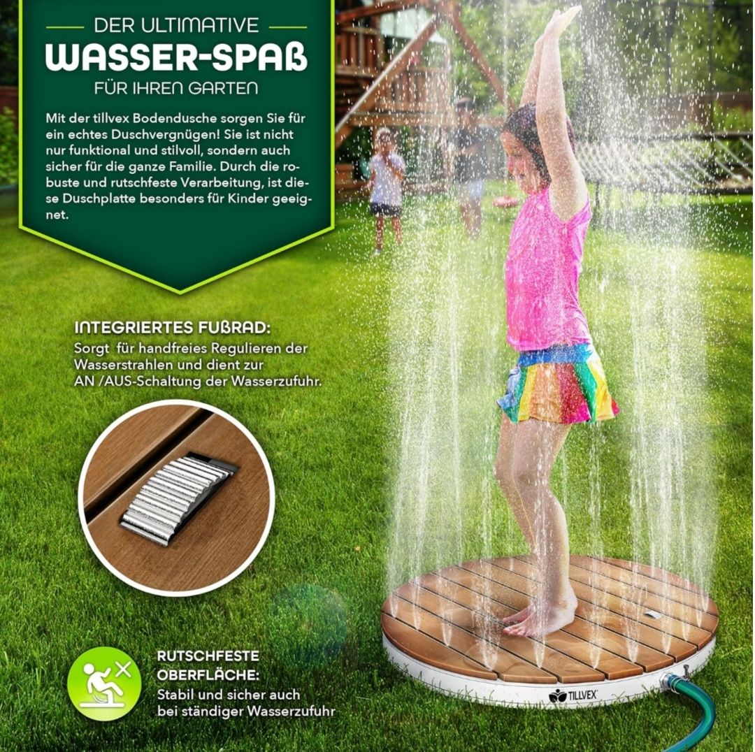 Docce: Bodendusche rund Holzoptik bis 4m Wasserhöhe – Nuovo (secondo la descrizione) da Dürrenäsch venduto da Fonsi_12 2