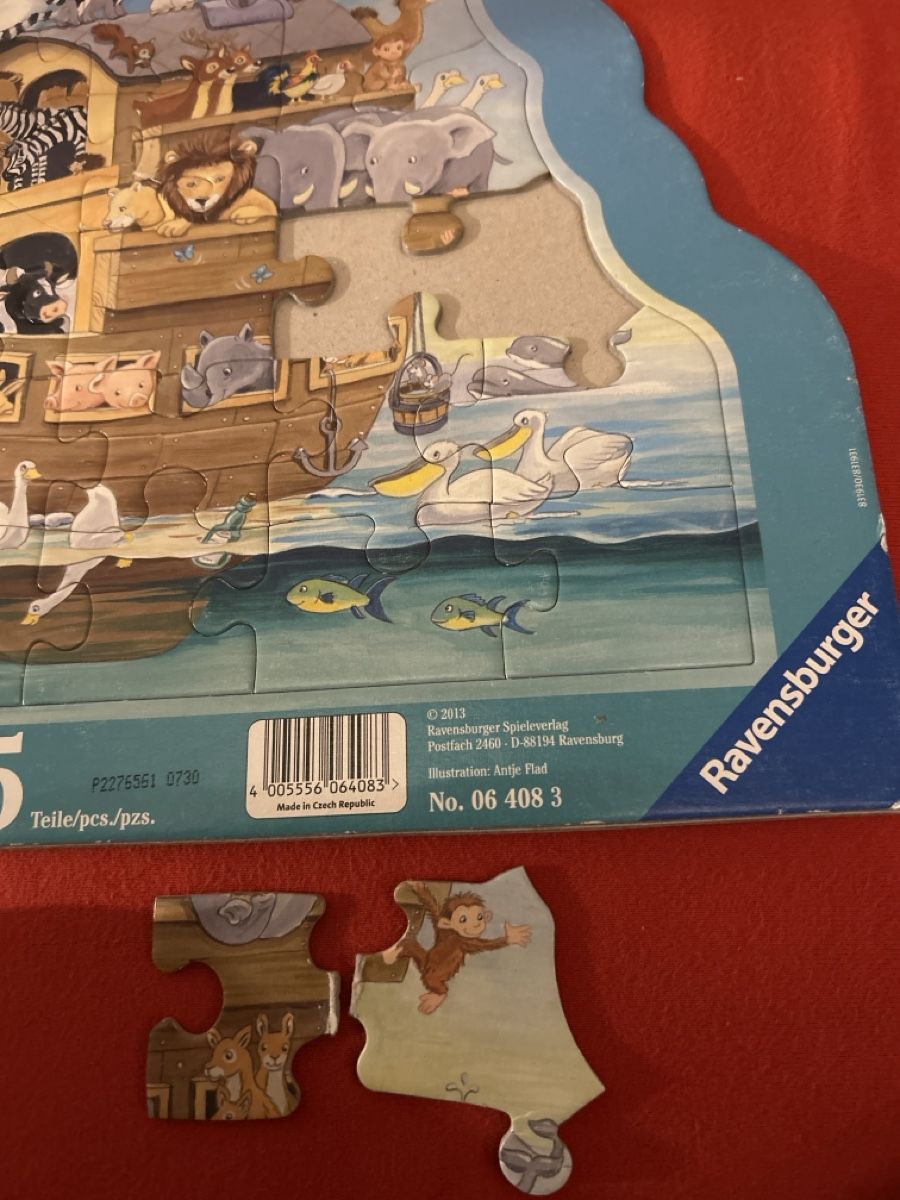 Ravensburger Puzzle: Ravensburger Noah's Ark Puzzle 25 Teile,m – Usato da Bützberg venduto da Jolip1986 2