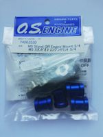 O.S. Engine Motorhalterung M5 Blau 19,1mm