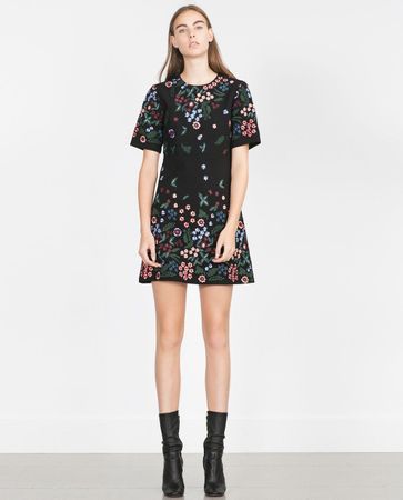 Beautiful flower Zara dress