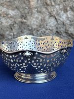 Schale Sterling Silber 925 gestempelt 114g floral