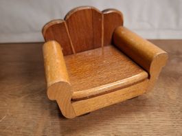 Sessel von Edmund Müller, Puppenhaus aus den 1950er Vintage