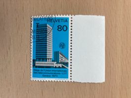 Schweiz Ämter 1973 neuer Amtssitz UIT Genf gestempelt