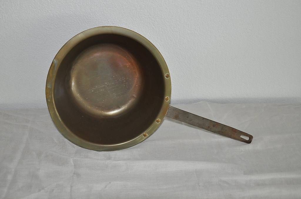 Padelle: Alte, antike Kupferpfannen-Set – Usato da Binningen venduto da epoque 3