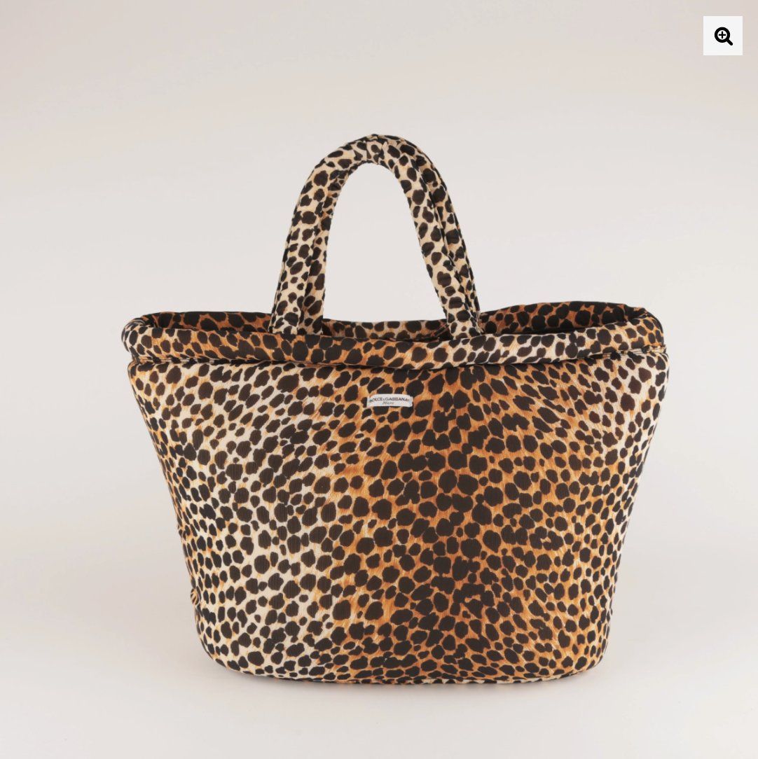 Dolce & Gabbana Borse da donna: Cabas Mare en nylon léopard Dolce & Gabbana – Usato da Delémont venduto da Le38.shop 5