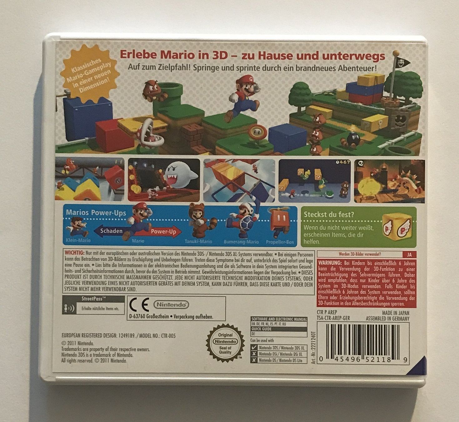 Giochi: 3DS - Super Mario 3D Land – Usato da Allschwil venduto da Bullach 2