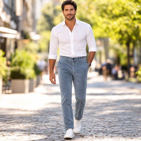 Superbe pantalon Pierre Cardin, neuf avec étiquette, W33/L34