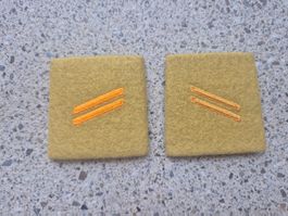  * Gradabzeichen Patten Set Gefreiter ABC * 