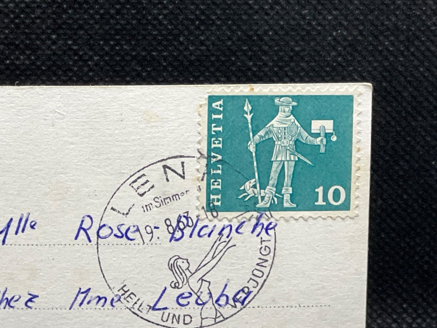 Cartoline postali: Lenk 1068m Berner Oberland – Usato da Widnau venduto da Brusi9 1