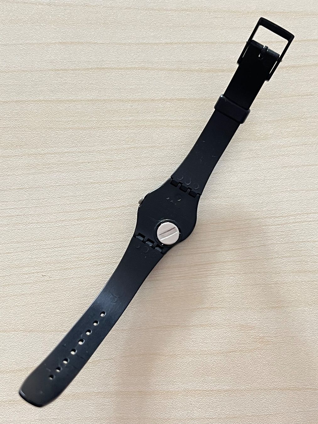 Swatch Orologi: Schlichte Swatch Damenuhr, schwarzes Design – Usato da Grenchen venduto da chththl 6