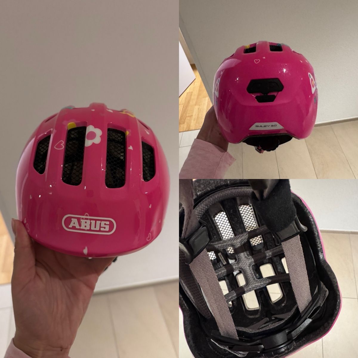 Abus Helme: ABUS Pink Kids Bike Helmet – Gebraucht aus Meilen von and_cg8t