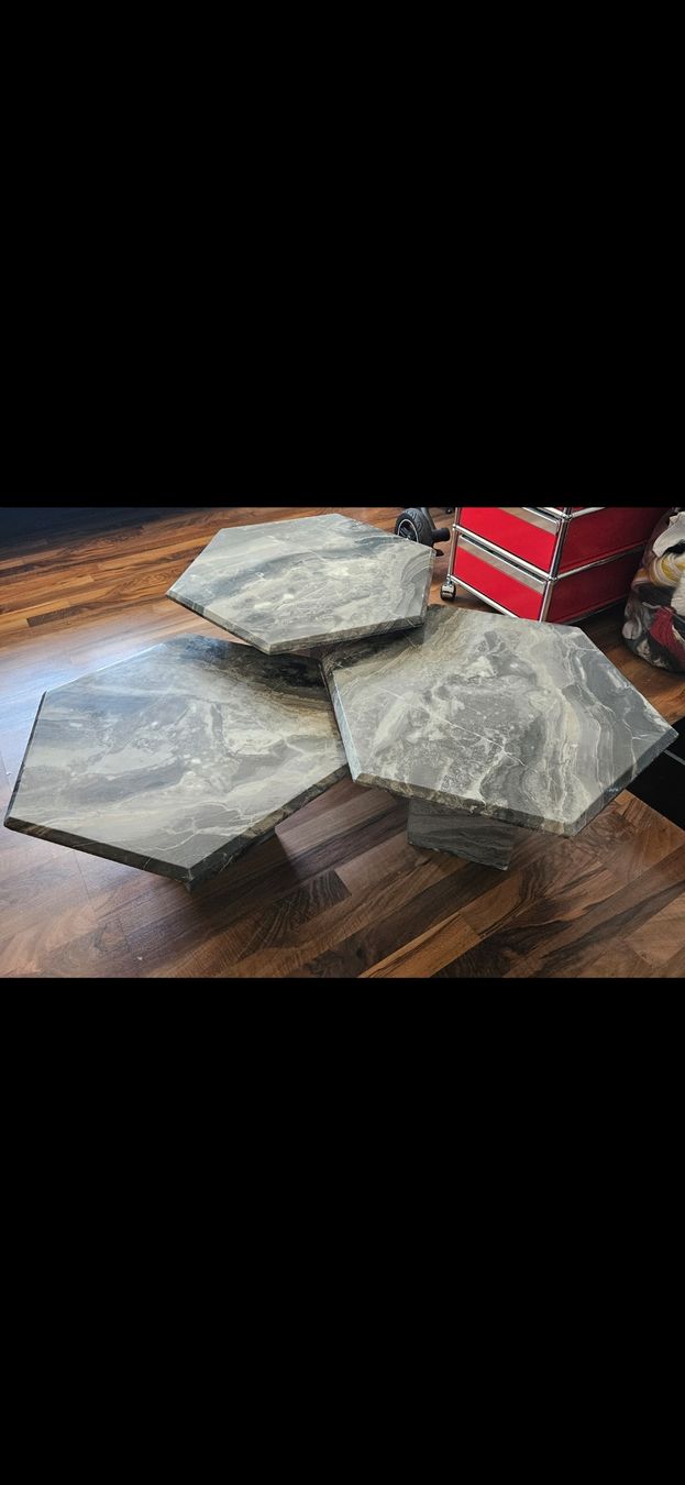 Tavoli: Satztische aus echtem Marmor Vintage  – Usato da Muttenz venduto da jeh_l5fx 6