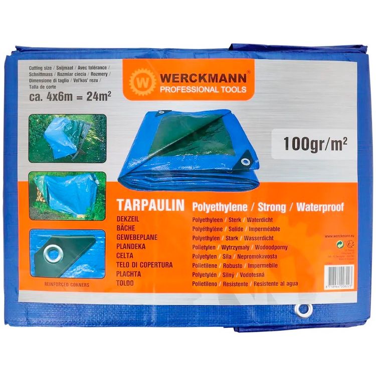 Abdeckplane 4x5m - Wasserdicht & Robust Für Baustelle & Garten