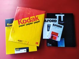 Silver photographic paper/ KODAK Ektacolor + Kodak Polymax