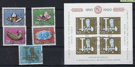 Pro Patria 1960 Satz + Block gestempelt   14880