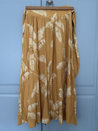 Jupe longue H&M jaune moutarde 