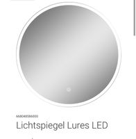 Lichtspiegel LURES LED rund D 50 cm mit Touch Sensor neu