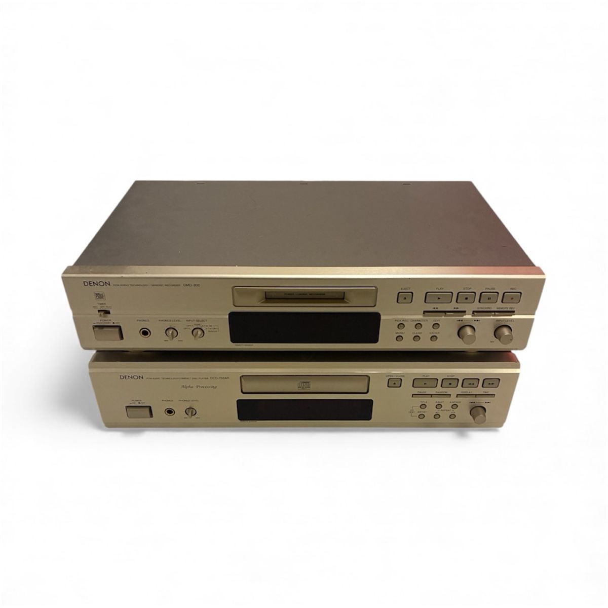 Denon Sistemi audio & multimediali: Denon DCD-755AR CD-Player & DMD-800 MD midi recorder – Usato da Zürich venduto da bucktown11 2