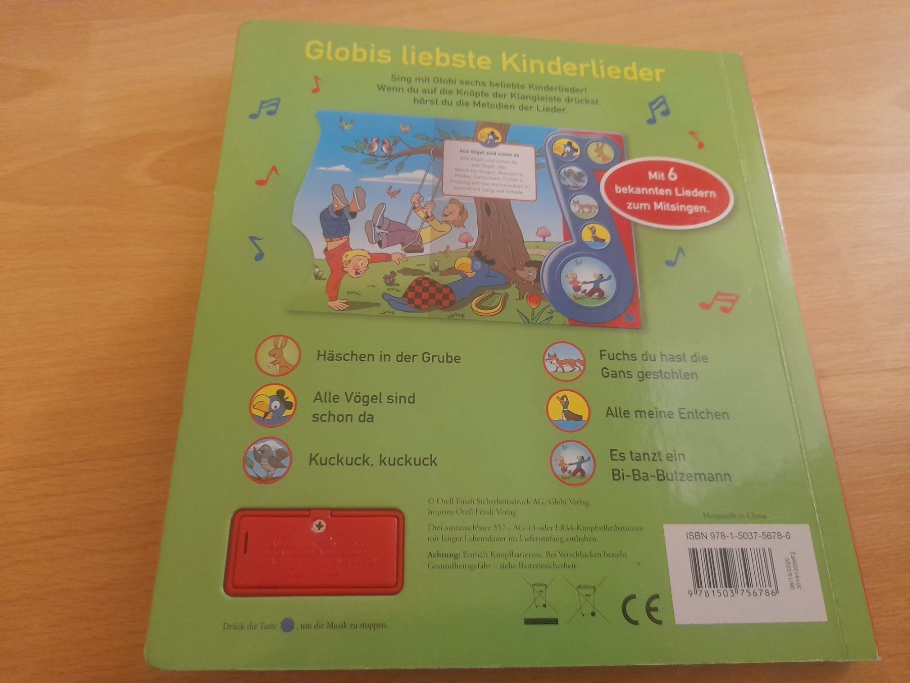 Libri: Globi Kinderlieder Buch mit Musik – Usato da Lustmühle venduto da chevi03 4