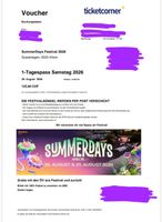 Samstagsticket fürs SummerDays Festival Arbon