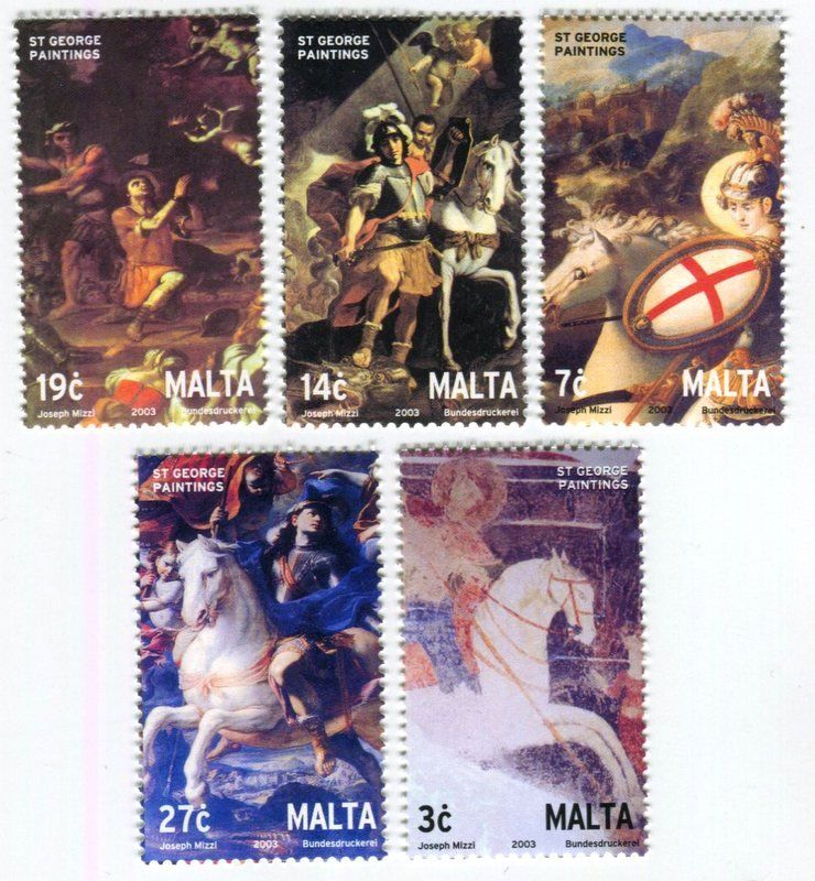 Tutti i francobolli: Briefmarken "St. Georg". Malta. – Nuovo e nell'imballaggio originale da Basel venduto da Butsch5