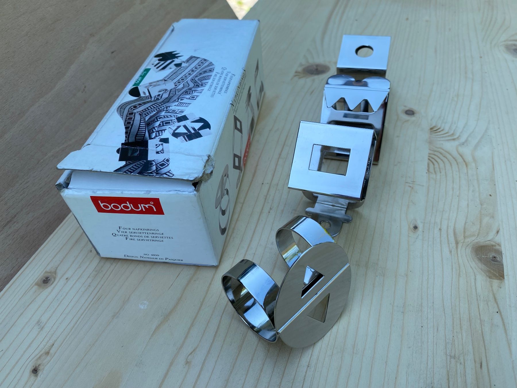 Bodum Sonstige Dekorationen & Accessoires: 4 schöne Vintage Bodum Serviettenringe – Gebraucht aus Feldbach von Olive1 5