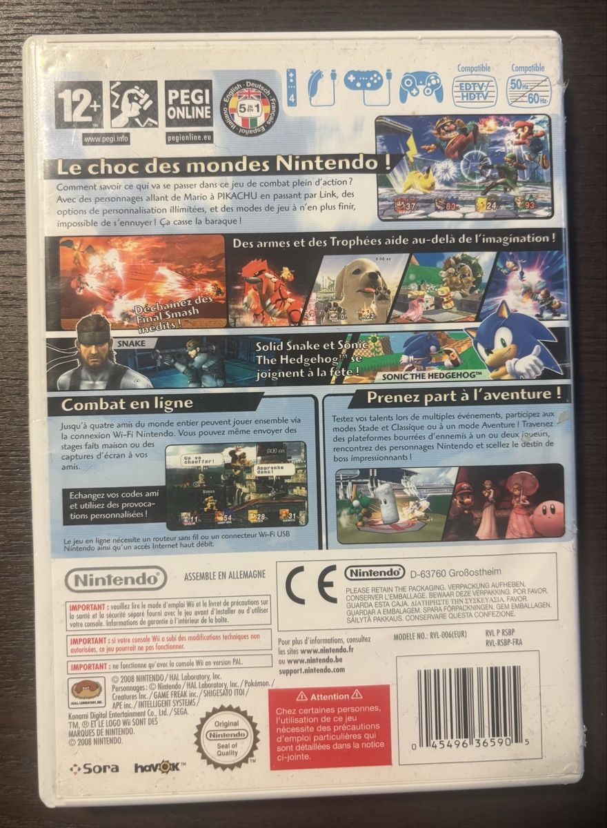 Nintendo Spiele: Super Smash Bros Wii – Gebraucht aus Biel/Bienne von LoLoGengar19 2