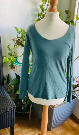 Magnifique pull turquoise stretch MYTI MYRINE & ME, t. M