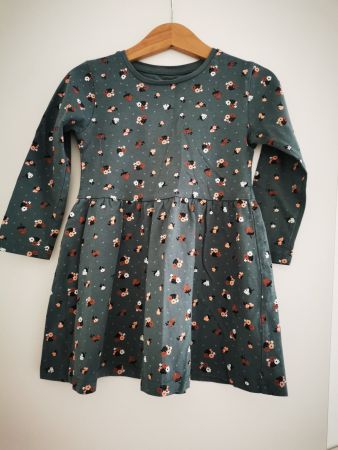 Kleid C&A, Grösse 98 geblümt, 100%Baumwolle