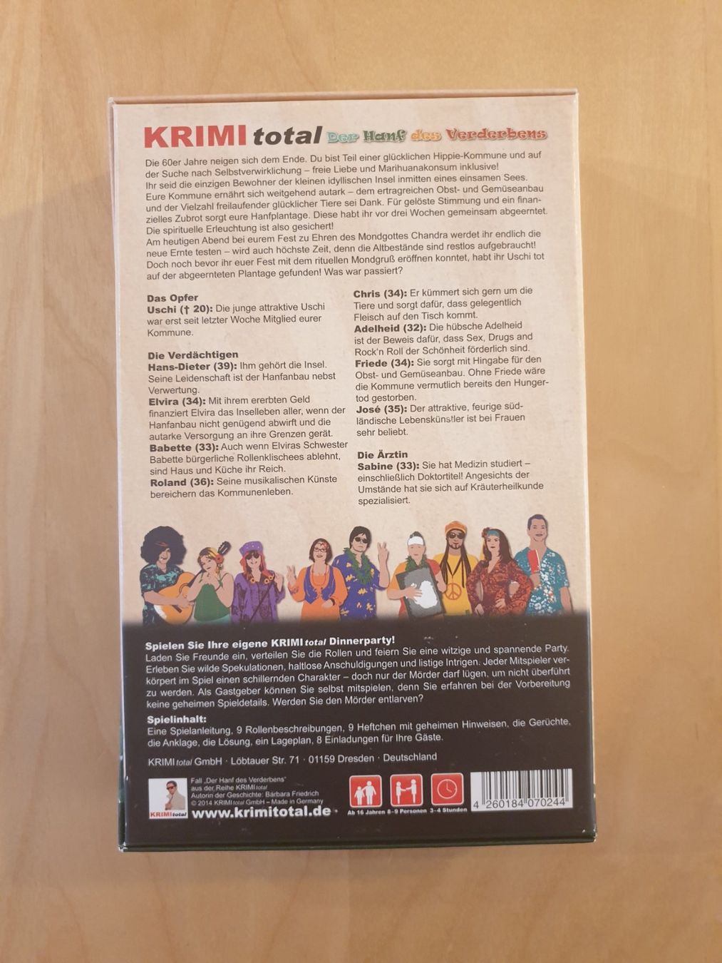Giochi: Krimi total - der Hanf des Verderbens – Nuovo e nell'imballaggio originale da Arbon venduto da Shniin2 1