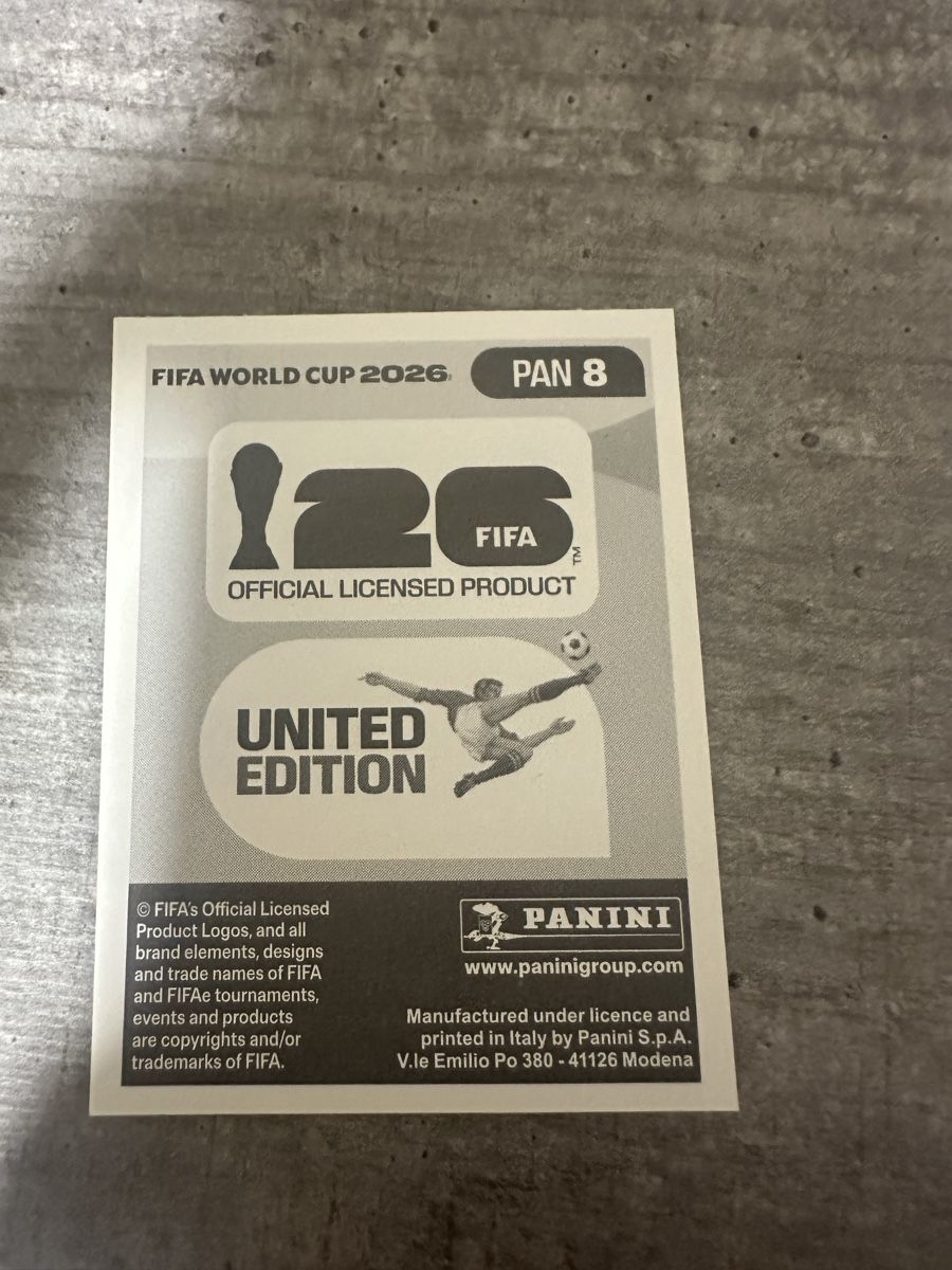 Panini Carte collezionabili: PAN 8 , FIFA WORLD CUP 2026 PANINI  – Nuovo (secondo la descrizione) da Frauenfeld venduto da 1PegPeg1 1