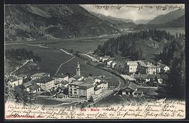 Sils Maria, Talpanorama mit der Ortschaf