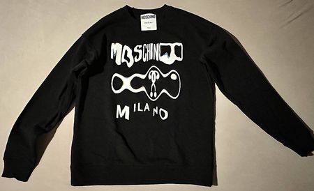 Moschino Milano Pullover, Schwarz, Grösse M