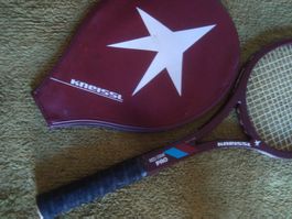 vintage 80iger years KNEiSSL Tennis racket Red Star Pro L3