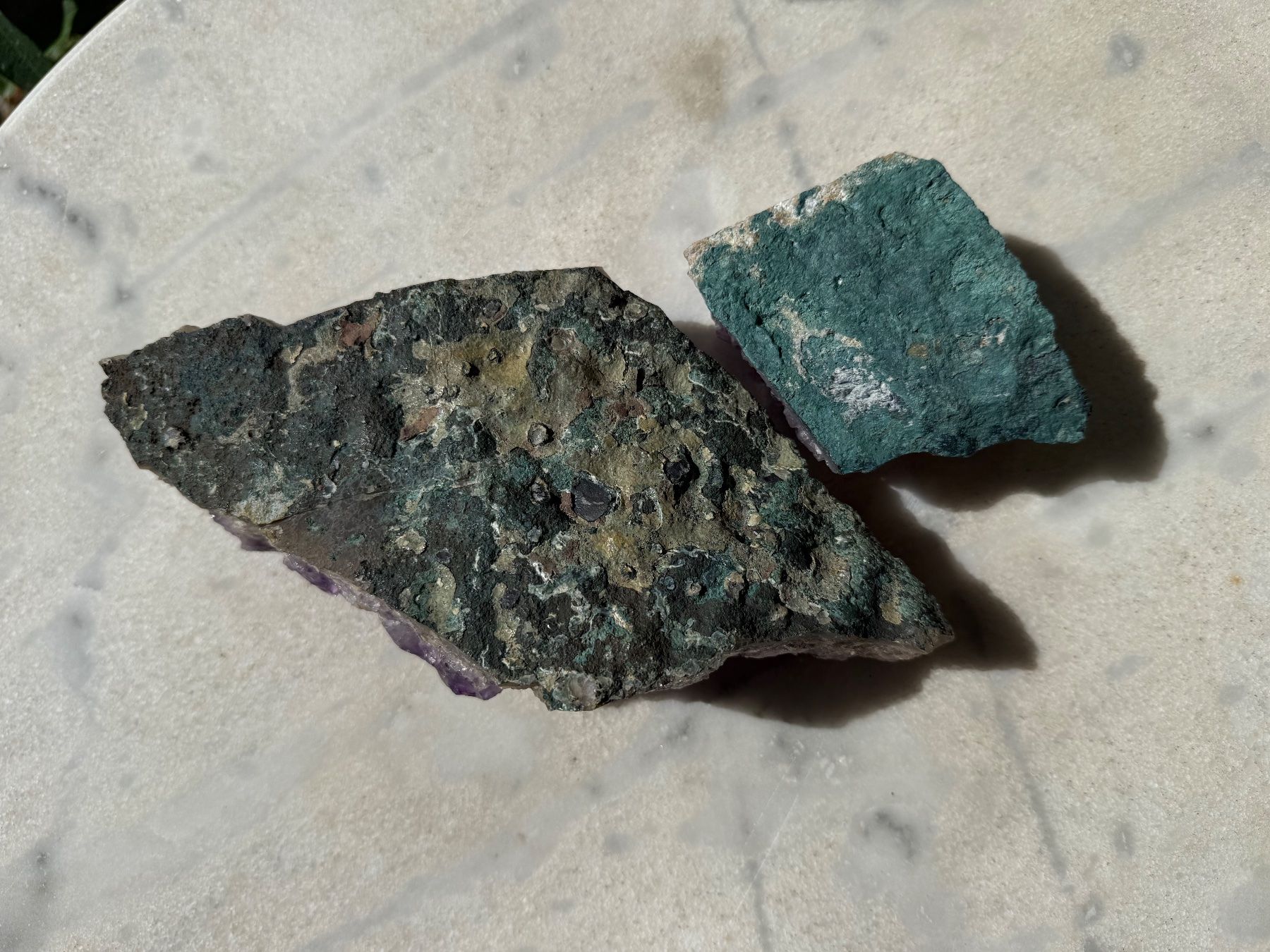 Minerali & Pietre curative: 2 Amethyst Geoden (?) – Usato da Rorbas venduto da tun_m7fz 7