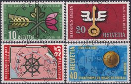 1954, Nr.316-319 Serie mit Ersttags-Vollstempel, K: 95.-+